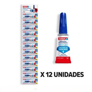 Adhesivo Instantáneo Tesa 1 g Ristra 12 Unidades