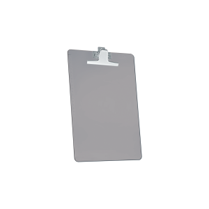 Tabla Apretapapel Acrimet Oficio Acrílico Gris