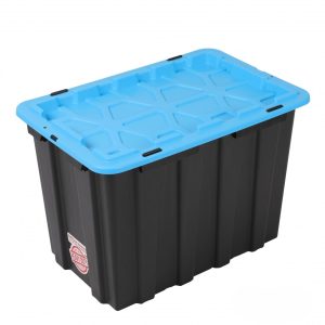 Caja Plástica Office Depot con Tapa 80 L