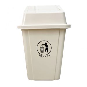 Basurero RedTop con Tapa Vaivén 30 L Blanco