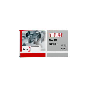 Corchetes Novus N°10 Caja de 1000 Unidades
