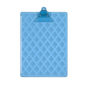 Tabla Apretapapel Maxcril Oficio Plástico Azul