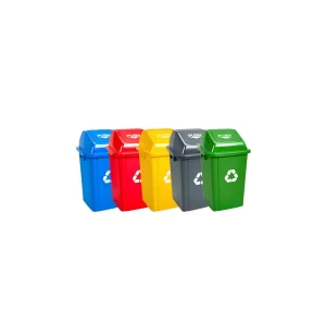 Basurero Secowash con Tapa 23 L