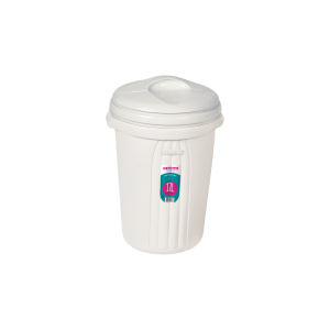 Basurero Redondo Sanremo 17 L Blanco