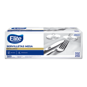 Servilleta Mesa Elite Excellence 33×33 cm 500 Unidades