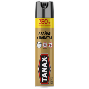 Insecticida Tanax Aerosol Arañas y Baratas 390 cc