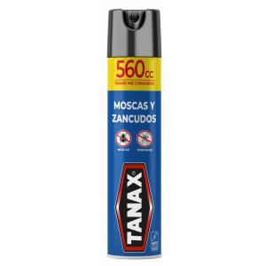 Insecticida Tanax Aerosol Moscas y Zancudos 560 cc