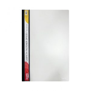 Carpeta Vinil Isofit Fastener Oficio Negro