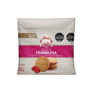Galleta Nutra Bien Delicia Frambuesa 168 g 4 Unidades