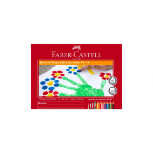 Block de Dibujo Faber Castell 99 1/8 Doble Faz 20 Hojas