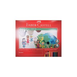 Block de Dibujo Faber Castell Liceo N° 60 20 Hojas