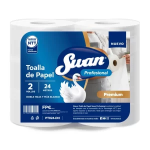 Toalla de Papel Swan Profesional Premium 2 Rollos 24 Mts DH