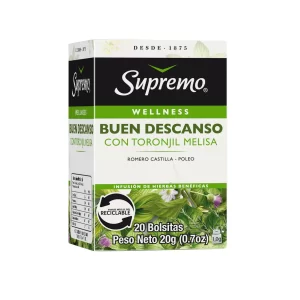 Hierbas Supremo Buen Descanso Toronjil / Melisa 20 Bolsitas