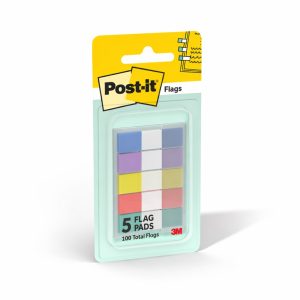 Banderita Adhesiva 3M Post-It 683 5 Colores 100 Unidades