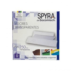 Visores Portaleyenda Socomisch 25 Unidades