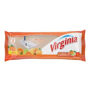 Trapero Húmedo Desinfectante Virginia Citrus 10 unidades