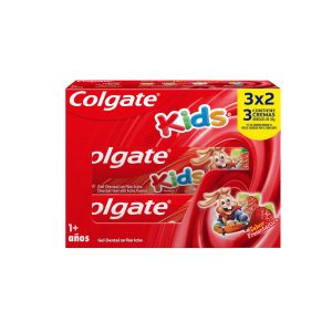 Pasta Dental Colgate Kids Frutilla 50 G 3 Unidades