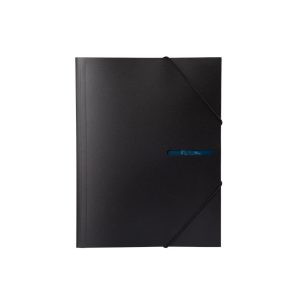 Carpeta con Elástico Torre A4 Cartera Negro