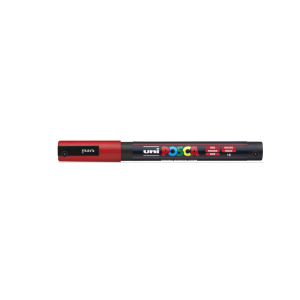 Marcador Posca Acrílico 3M Rojo