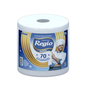 Toalla de Papel Regio Multiuso 1 Rollo 70 m Doble