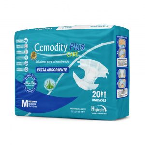 Pañal para Adulto Comodity Plus Care M 20 Unidades