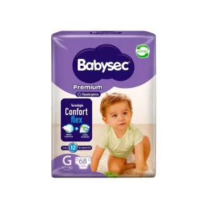 Pañal Babysec Premium G 68 Unidades