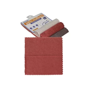 Paño Multiuso Aileda 30×30 cm Colores Surtidos 3 Unidades