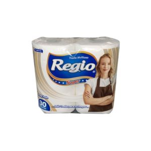 Toalla de Papel Regio Súper 2 Rollos 30 m Doble Hoja