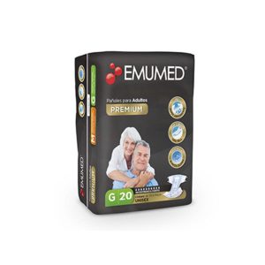 Pañal para Adulto Emumed Grande 20 Unidades
