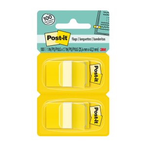 Banderita Adhesiva 3M Post-It Standard Amarillo Set de 100 hjs