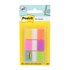 Separador de Página 3M Post-It Banderita Colores Variados 60 Hjs