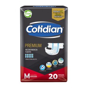 Pañal para Adulto Cotidian Premium M 20 Unidades