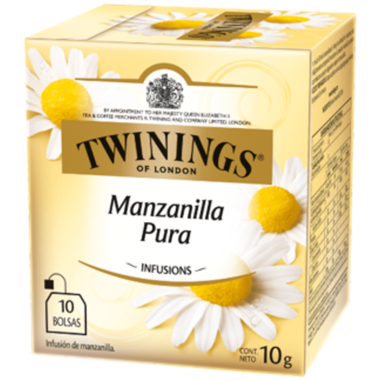 Hierbas Twinings Manzanilla 10 Bolsitas
