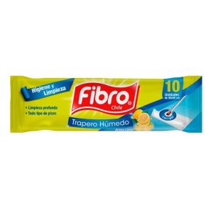 Trapero Húmedo Fibro Limón 40×60 cm 10 Unidades