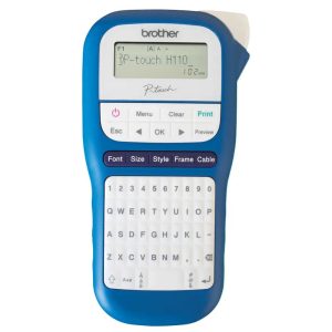 ROTULADORA PTH110BW AZUL  BROTHER