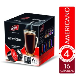 CAPSULA AMERICANO TIPO DOLCE GUSTO 16 CAPSULAS RENÉ COFFEE
