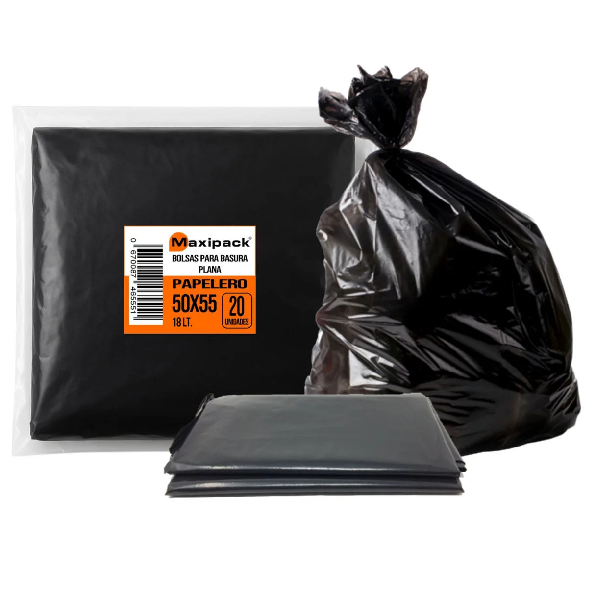 Bolsa de Aseo Maxipack 50 x 55 cm 20 Unidades