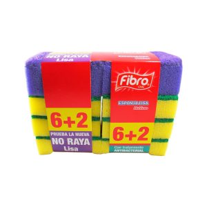 Esponjas Abrasivas Fibro Standard 6+2
