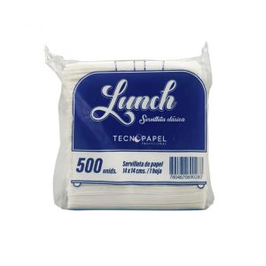 Servilleta Lunch Tecnopapel Hoja Simple 14×14 cm 500 Unidades