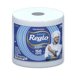 Toalla de Papel Regio Multiuso 1 Rollo 150 m Hoja