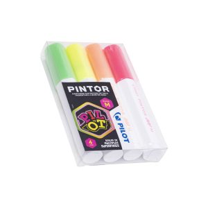 Marcador Pilot Acrílico Pintor Neón 4 Colores