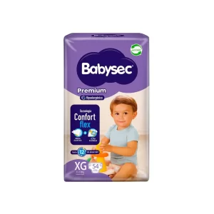 Pañal Babysec Premium XG 54 unidades