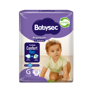 Pañal Babysec Premium G 18 Unidades