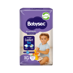 Pañal Babysec Premium XG 14 Unidades