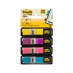 Banderita Adhesiva 3M Post It 683-AB 4 Pads de 35 Hjs