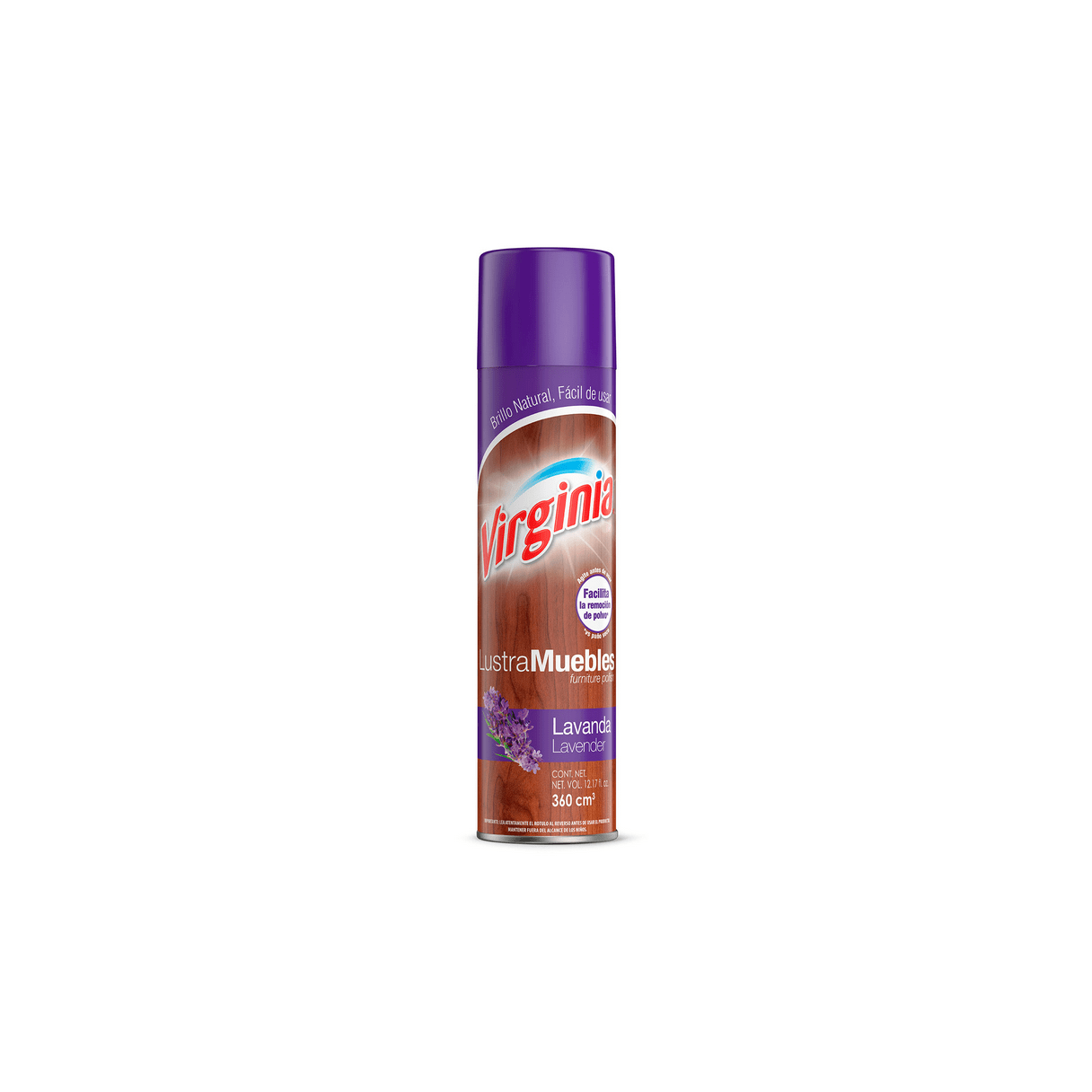 Lustramuebles Virginia Aerosol Lavanda 360 cc