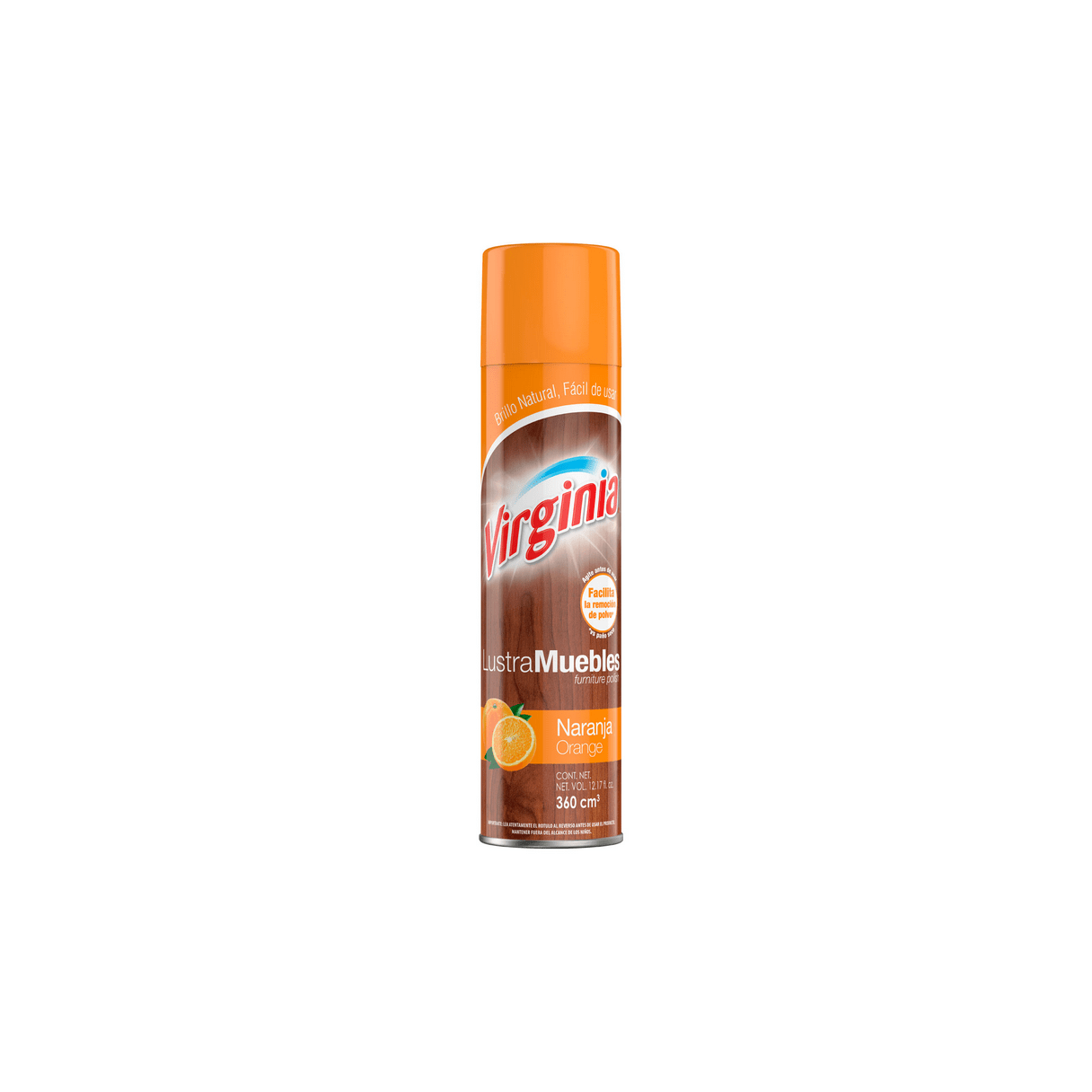 Lustramuebles Virginia Aerosol Naranja 360 cc
