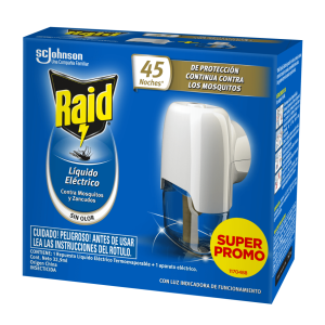 Insecticida Líquido Raid Contra Mosquitos y Zancudos 32.9 Ml