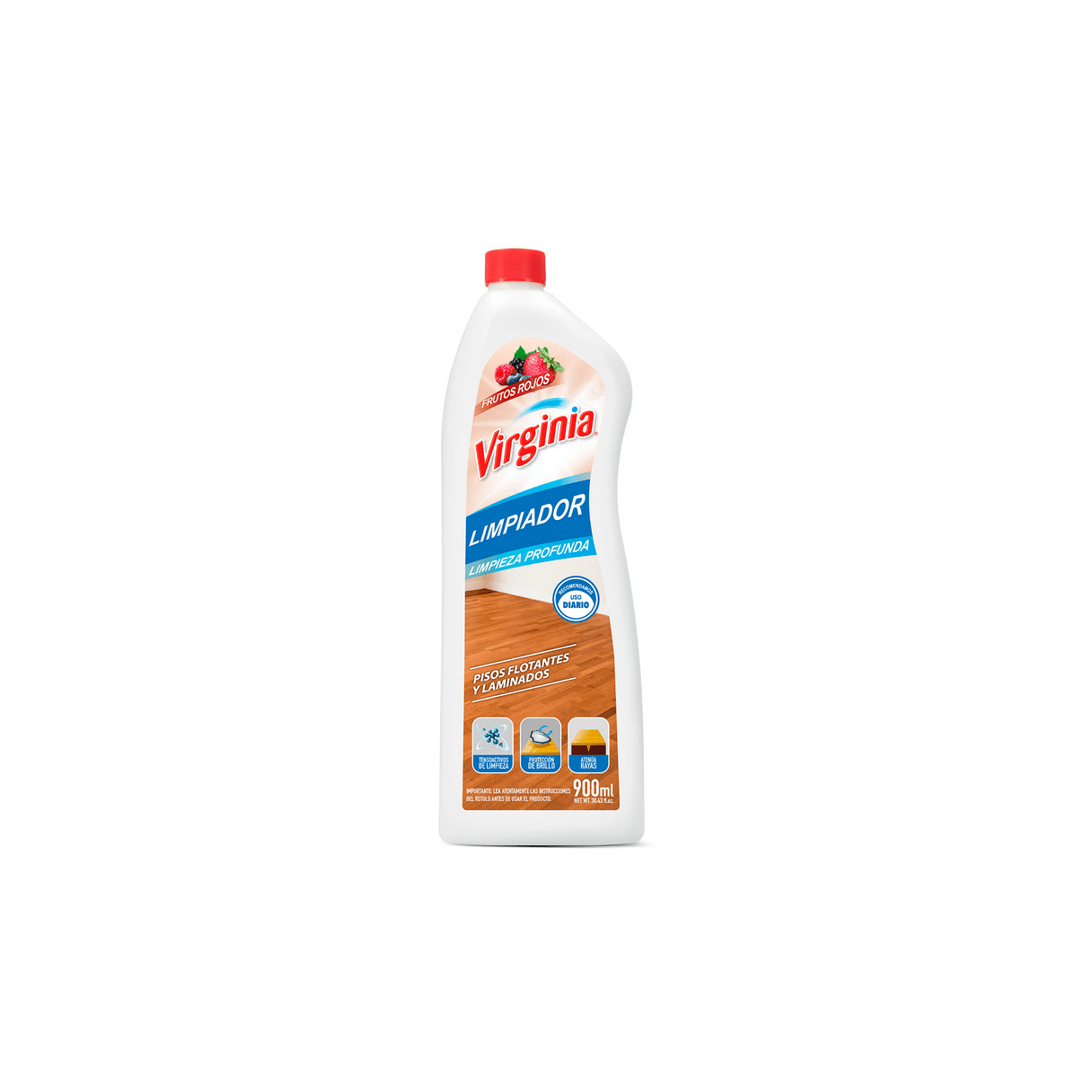 Limpiador Piso Flotante Virginia Frutos Rojos 900 ml