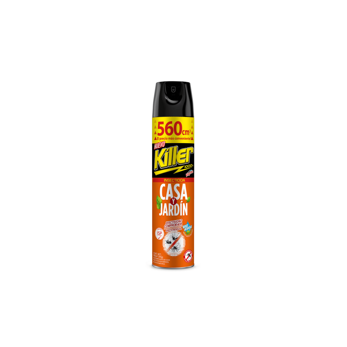 Insecticida Killer Aerosol Casa y Jardín 560 cc